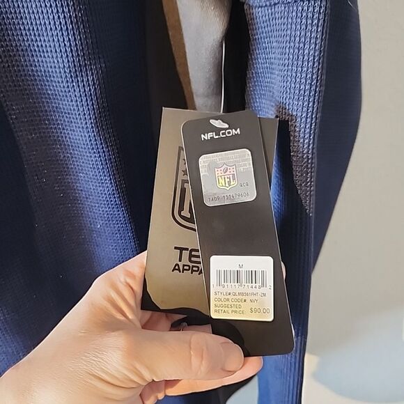 Houston Texans Mens M 1/4 Zip Pullover  NFL Team Apparel FLEECE LINED WARM - Picture 6 of 8